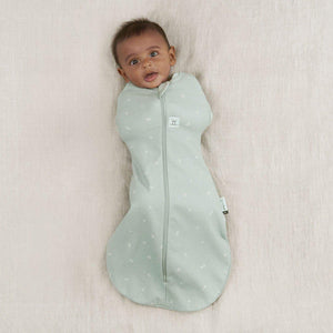 ergoPouch Organic All Year Cocoon Swaddle Sleeping Bag - Sage - 1.0 TOG-Sleepsack Swaddles-Sage-NB | Natural Baby Shower