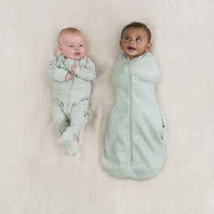 ergoPouch Organic All Year Cocoon Swaddle Sleeping Bag - Sage - 1.0 TOG-Sleepsack Swaddles-Sage-NB | Natural Baby Shower