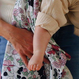 ETTA LOVES x LIBERTY – Sensory XL 'Wharfdale' Muslin Swaddle - Multicoloured-Muslin Wraps-Multicoloured-120x120 | Natural Baby Shower