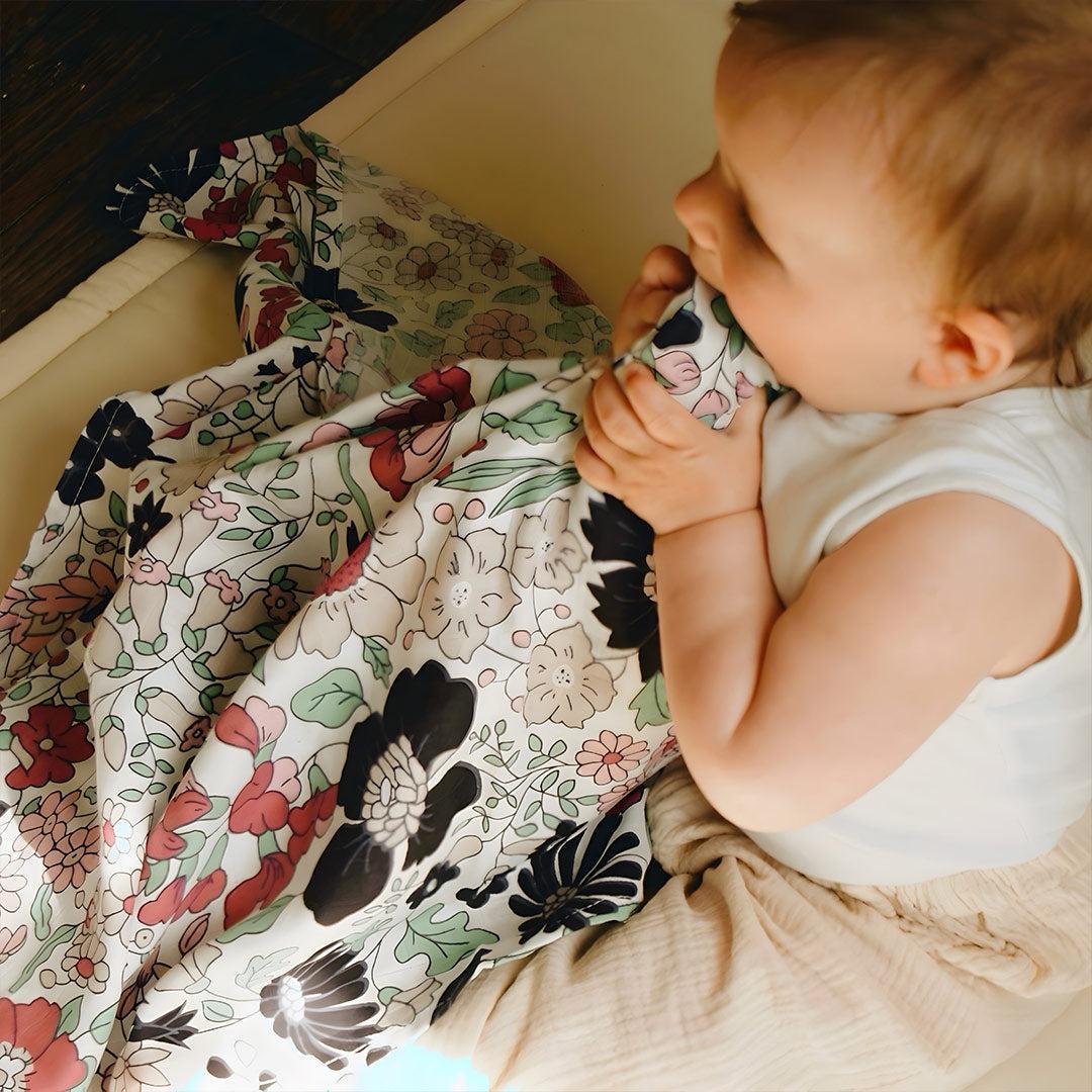 ETTA LOVES x LIBERTY – Sensory XL 'Wharfdale' Muslin Swaddle - Multicoloured-Muslin Wraps-Multicoloured-120x120 | Natural Baby Shower