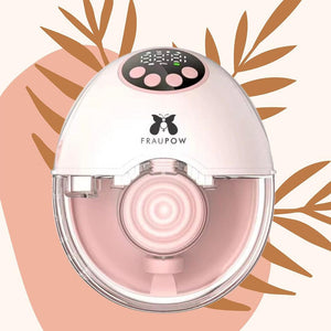 Fraupow Viva Pro Wearable Hands-Free Breast Pump - Pink-Breast Pumps-Pink- | Natural Baby Shower