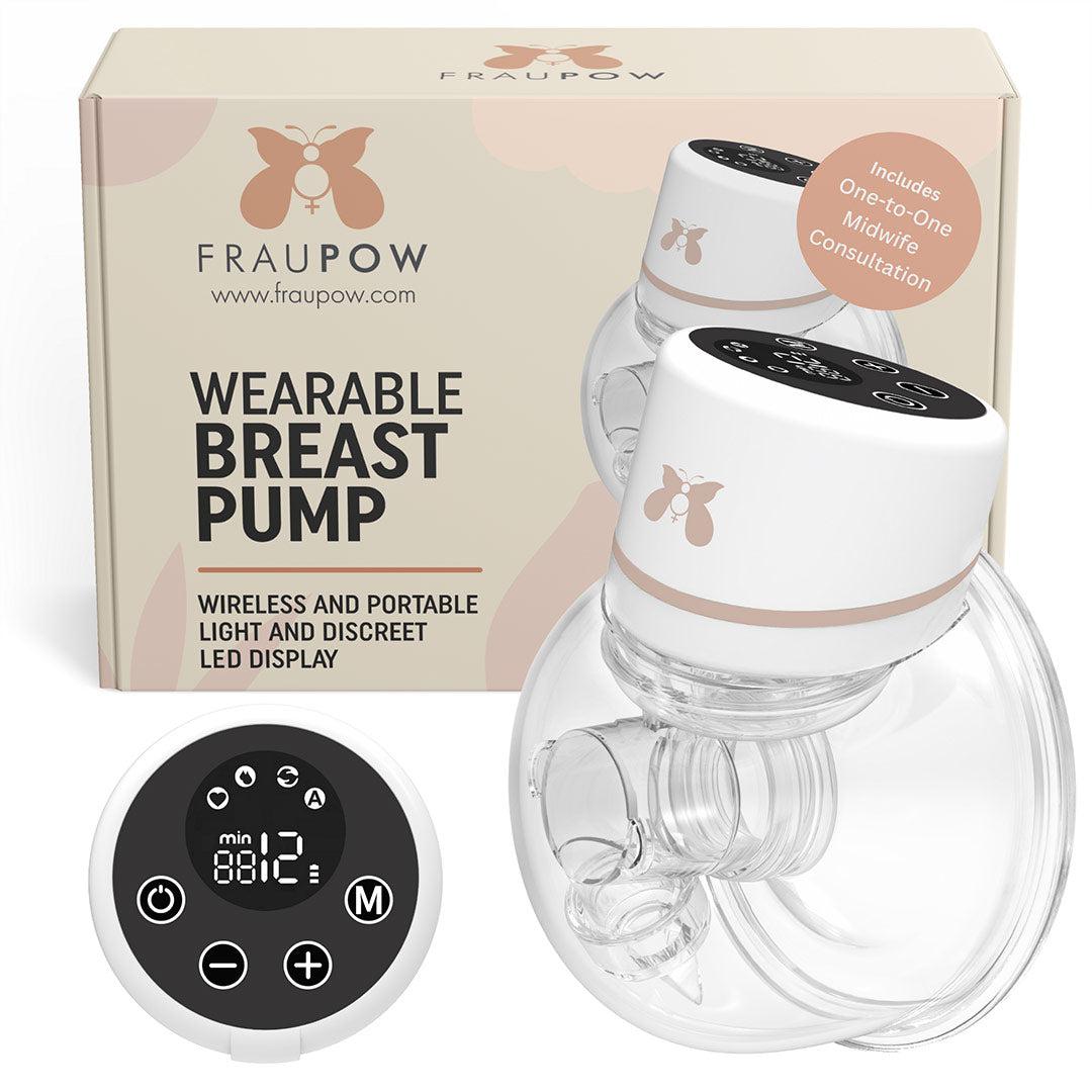 Fraupow Wearable Hands-Free Breast Pump-Breast Pumps- | Natural Baby Shower