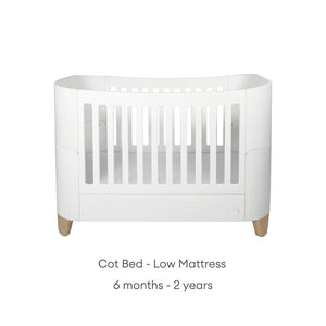 gaia-baby-serena-cot-bed-white-natural-flat-8 | Natural Baby Shower