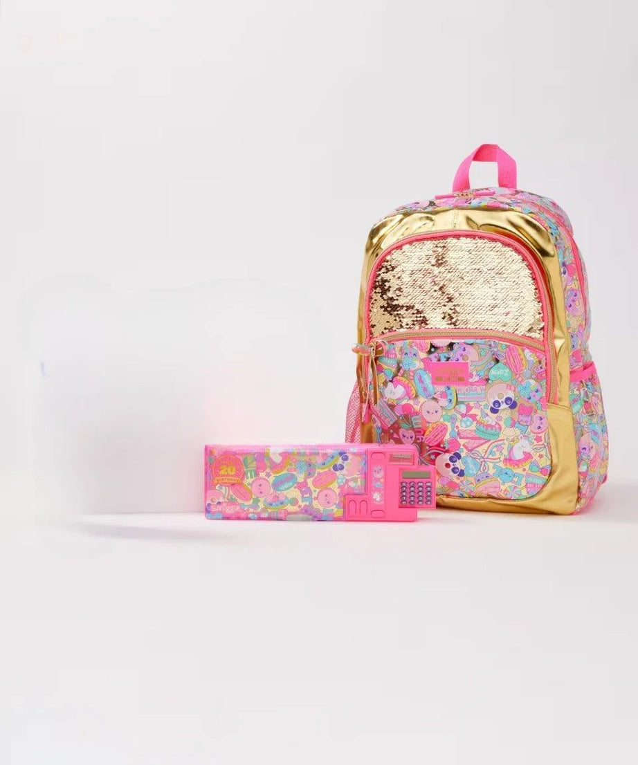 Smiggle - Wild Side 4'lü Okul Çanta Seti-Dinossi