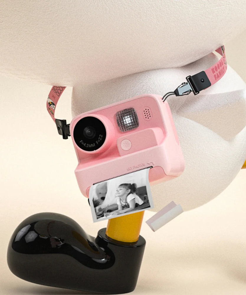 iPixi – Цифровая фотокамера и видеокамера с мгновенной печатью розовая