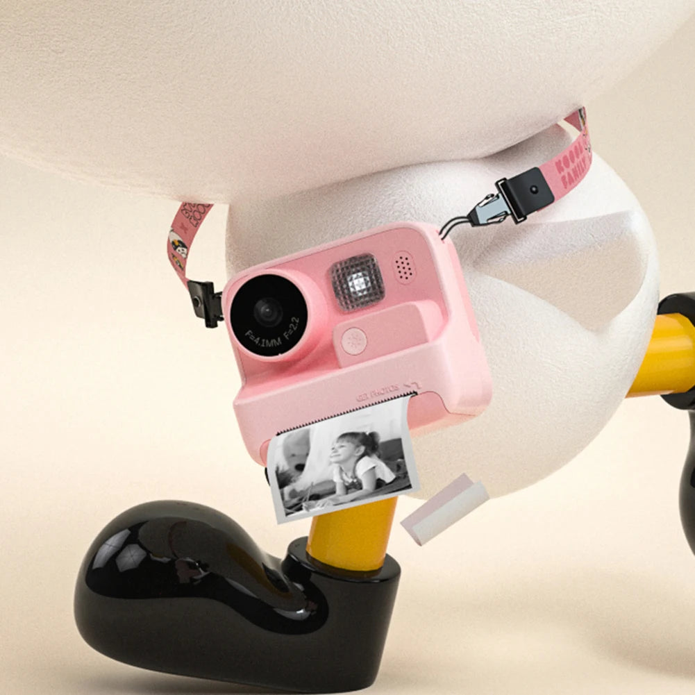 iPixi – Цифровая фотокамера и видеокамера с мгновенной печатью розовая