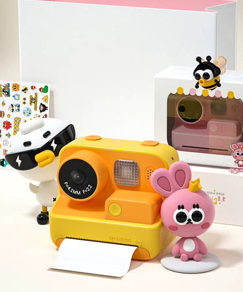 iPixi – Цифровая фотокамера и видеокамера с мгновенной печатью розовая