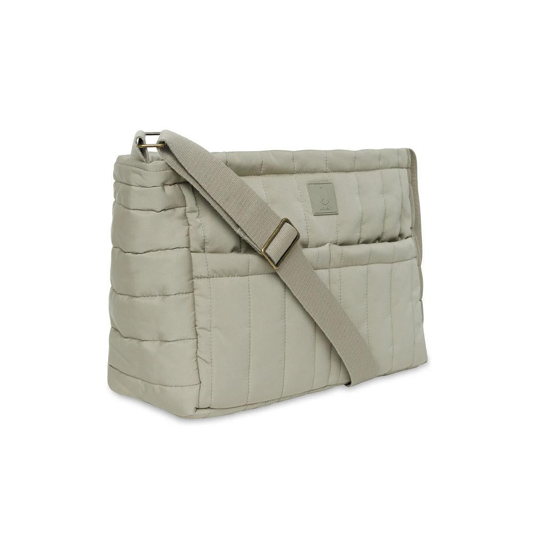 Jollein Puffed Stroller Organizer - Olive Green-Stroller Organisers-Olive Green- | Natural Baby Shower