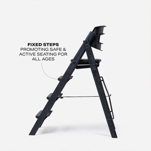 KAOS ReKLAPP® Highchair - Charcoal Black-Highchairs-Charcoal Black- | Natural Baby Shower