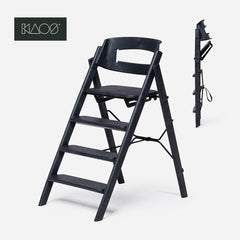 KAOS ReKLAPP® Highchair - Charcoal Black-Highchairs-Charcoal Black- | Natural Baby Shower