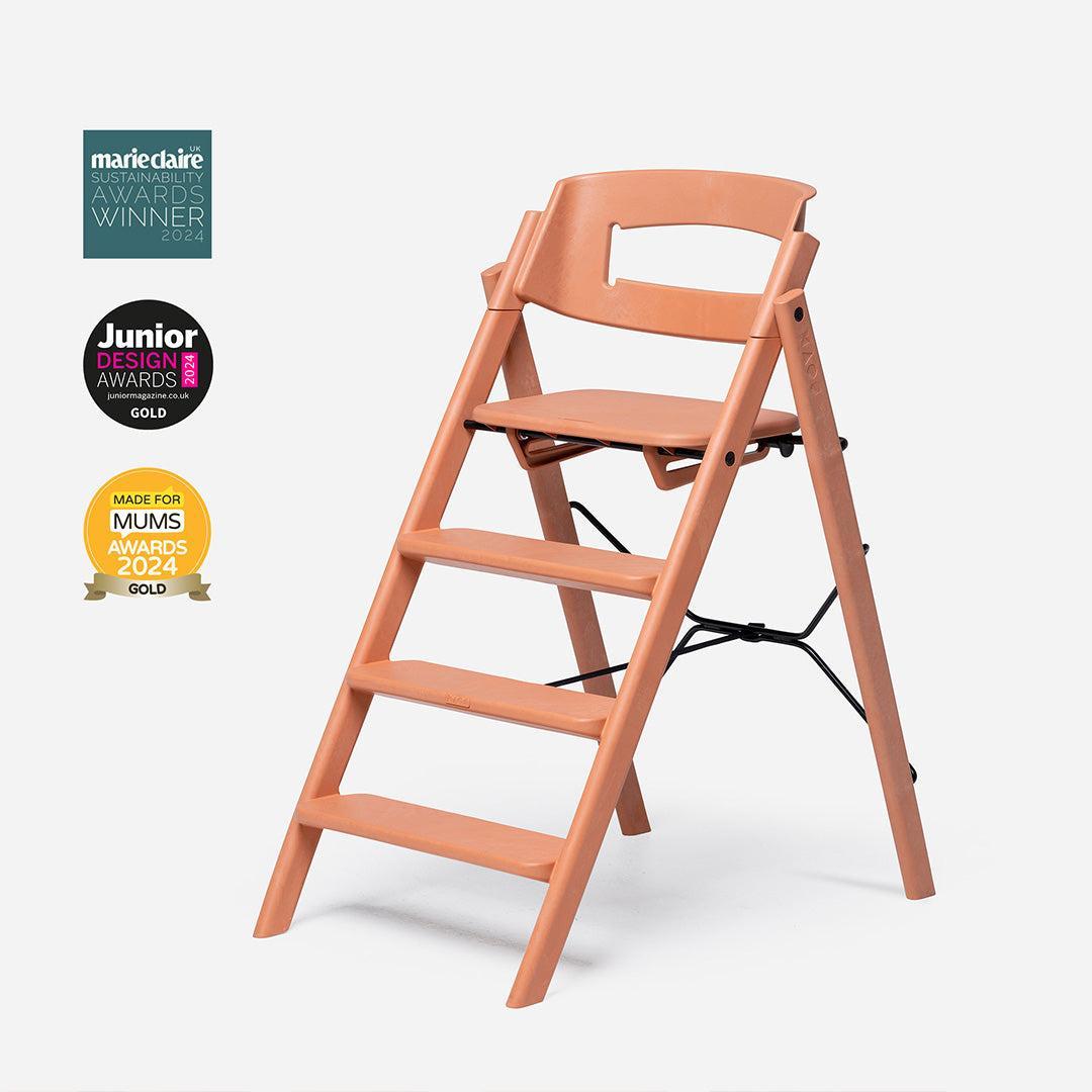 KAOS ReKLAPP® Highchair - Terracotta Pink-Highchairs-Terracotta- | Natural Baby Shower