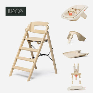 KAOS ReKLAPP® Highchair Complete Set-Highchairs-Desert Sand/Plastic- | Natural Baby Shower