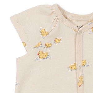 Konges Slojd Bello Short Sleeved Romper - Fanga Mio-Rompers-Fanga Mio-3m | Natural Baby Shower