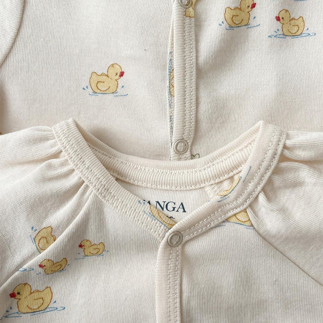 Konges Slojd Bello Short Sleeved Romper - Fanga Mio-Rompers-Fanga Mio-3m | Natural Baby Shower