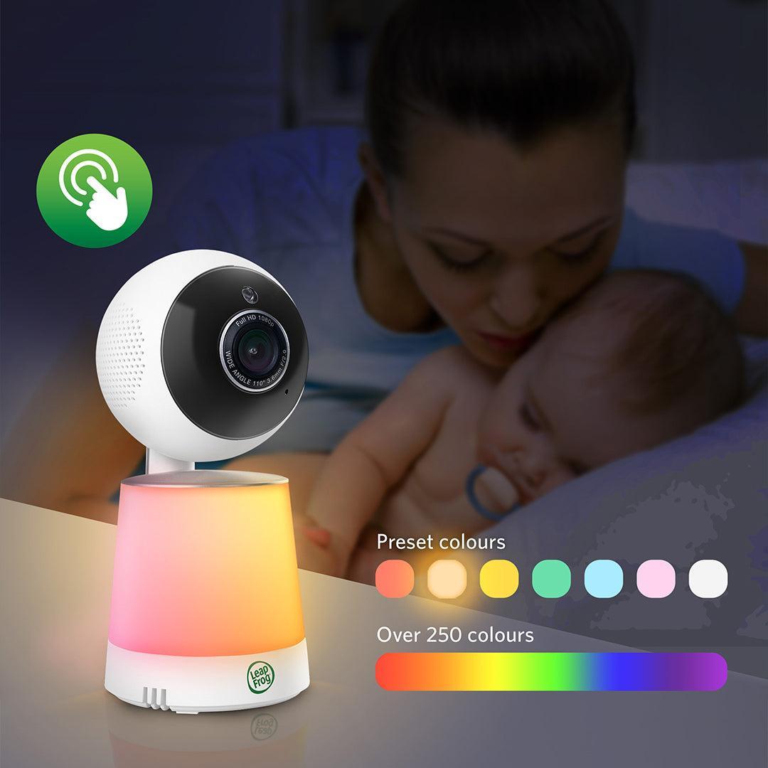 LeapFrog LF4915HD 5" Wi-Fi Pan & Tilt Monitor - White-Baby Monitors-White- | Natural Baby Shower