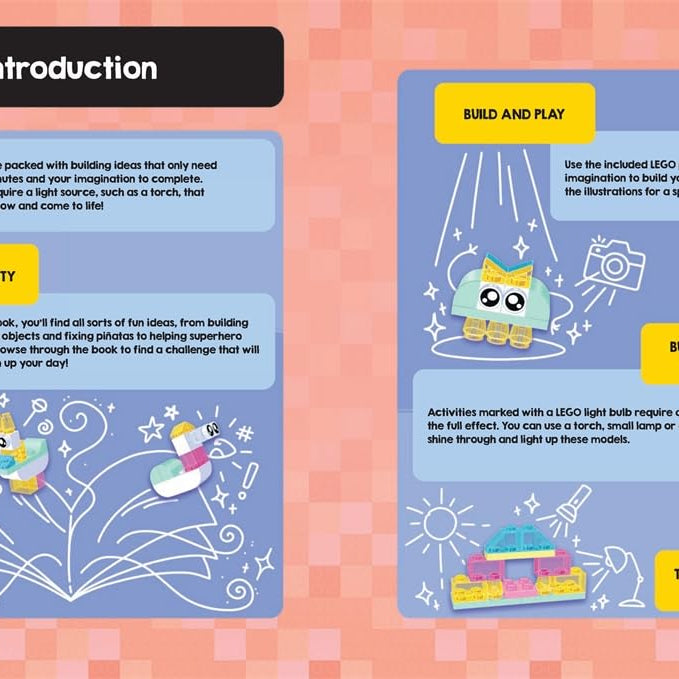 Лего - LEGO® Классика: Книга занятий на английском языке с фигуркой и постройками за 5 минут