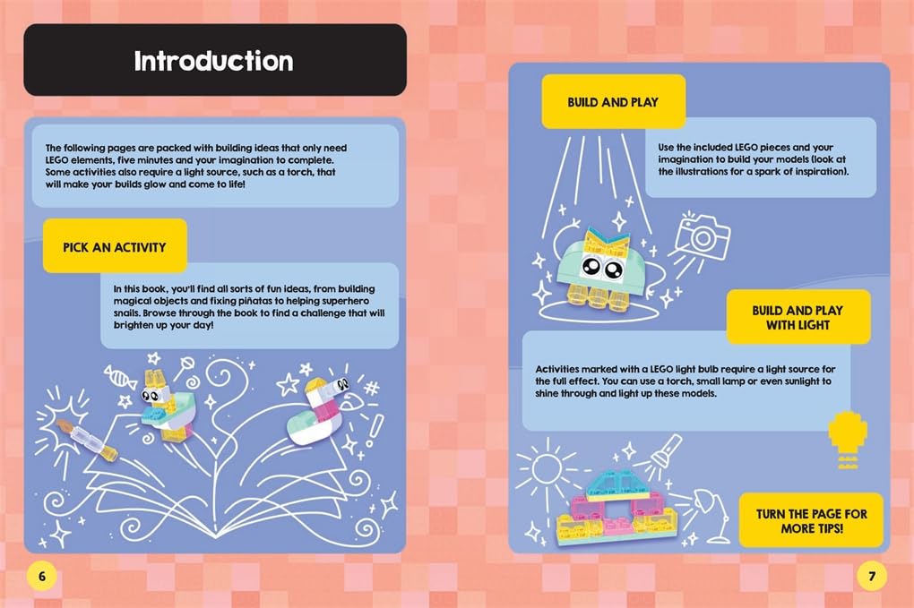 Лего - LEGO® Классика: Книга занятий на английском языке с фигуркой и постройками за 5 минут