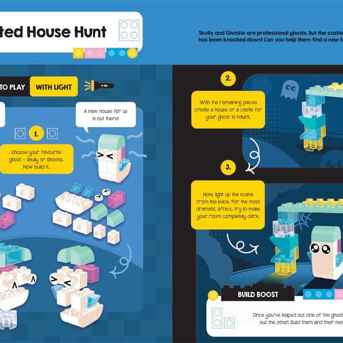 Лего - LEGO® Классика: Книга занятий на английском языке с фигуркой и постройками за 5 минут