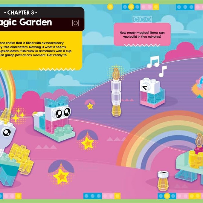 Лего - LEGO® Классика: Книга занятий на английском языке с фигуркой и постройками за 5 минут