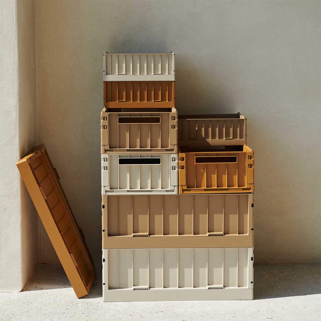 Liewood Weston Storage Boxes - Sandy - Medium - 2 Pack-Storage- | Natural Baby Shower