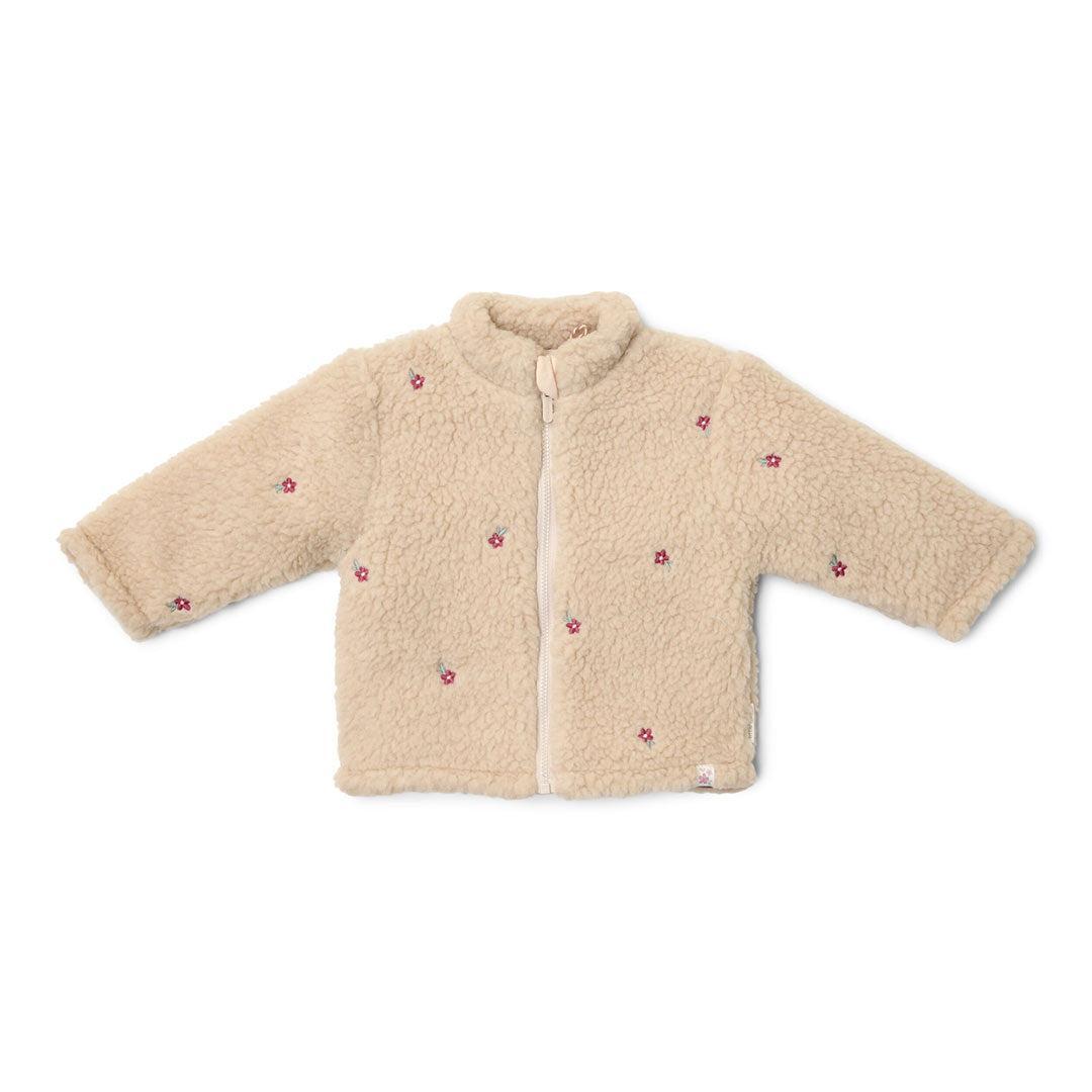 Little Dutch Teddy Cardigan - Sand-Cardigans-Sand-6-9m | Natural Baby Shower
