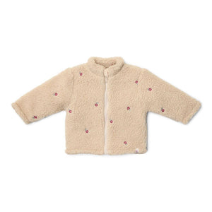 Little Dutch Teddy Cardigan - Sand-Cardigans-Sand-6-9m | Natural Baby Shower