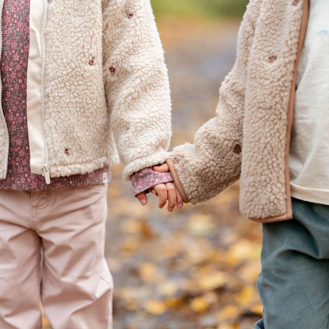 Little Dutch Teddy Cardigan - Sand-Cardigans-Sand-6-9m | Natural Baby Shower