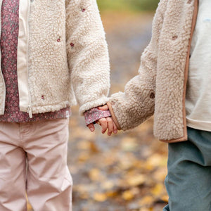 Little Dutch Teddy Cardigan - Taupe-Cardigans-Taupe-6-9m | Natural Baby Shower