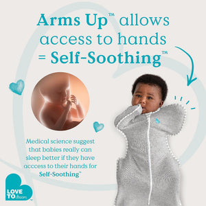 Love To Dream Swaddle Up Original - Grey - TOG 1.0-Sleepsack Swaddles-Grey-Newborn | Natural Baby Shower