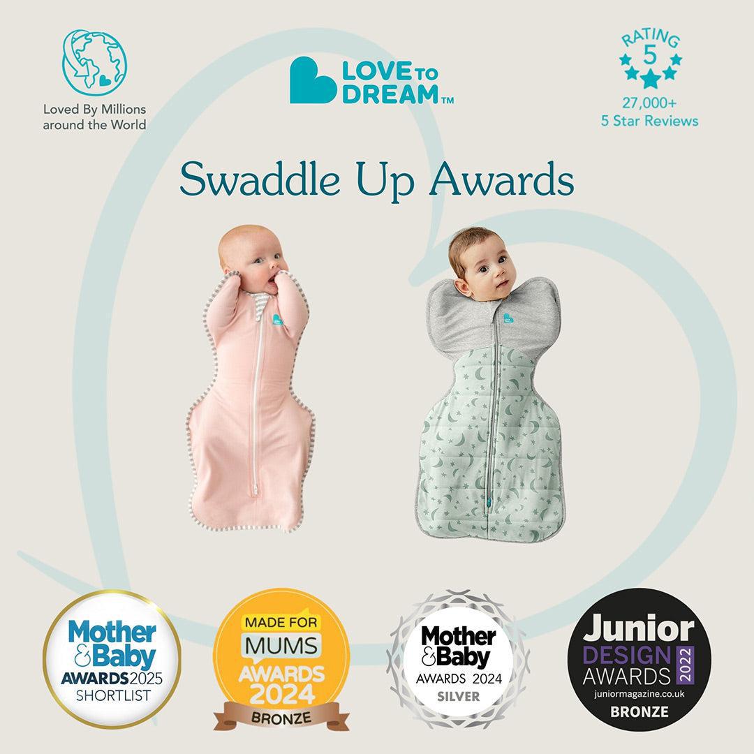 Love To Dream Swaddle Up Original - Grey - TOG 1.0-Sleepsack Swaddles-Grey-Newborn | Natural Baby Shower