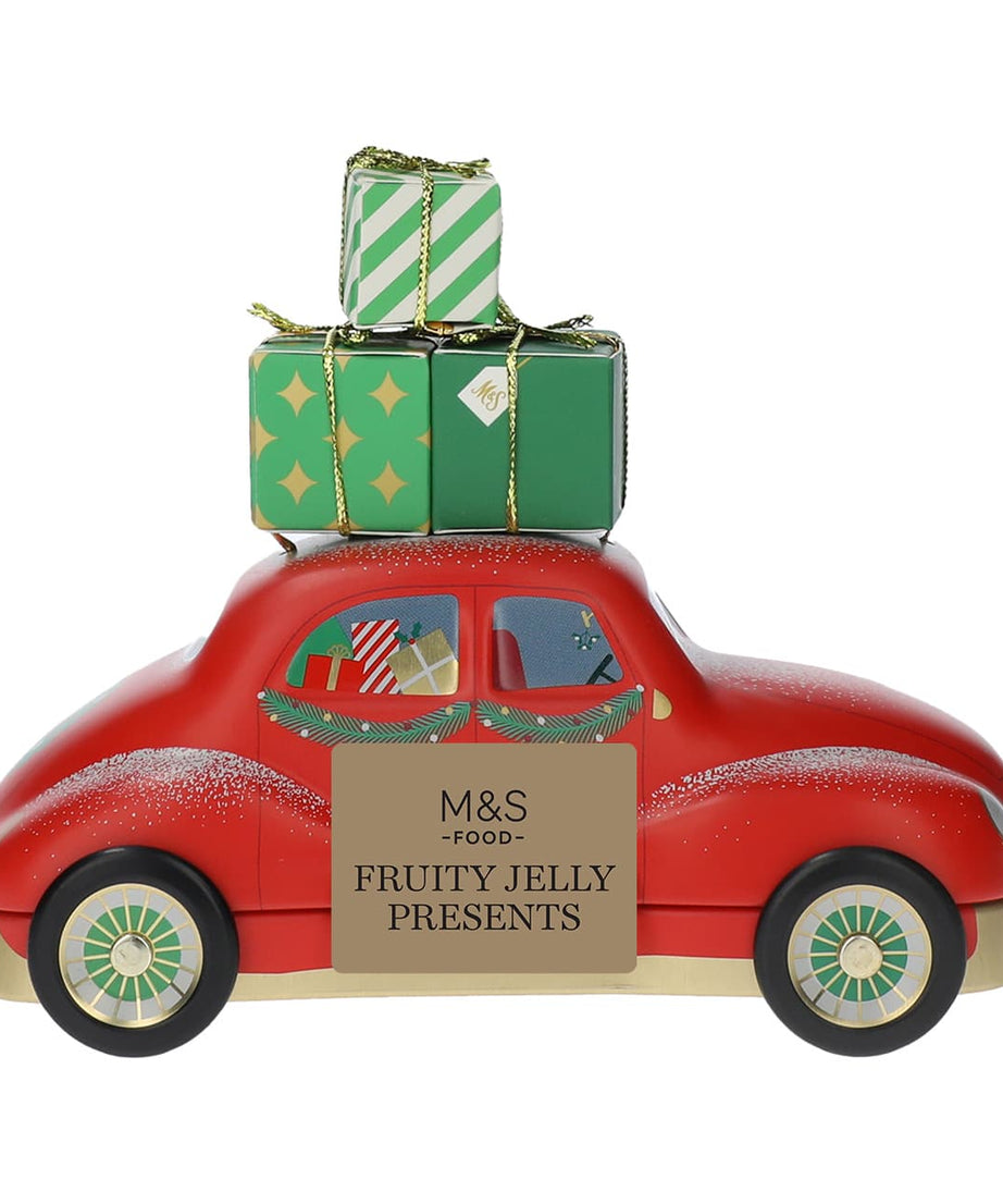 M&S Food - Рождественские конфеты в виде тележки