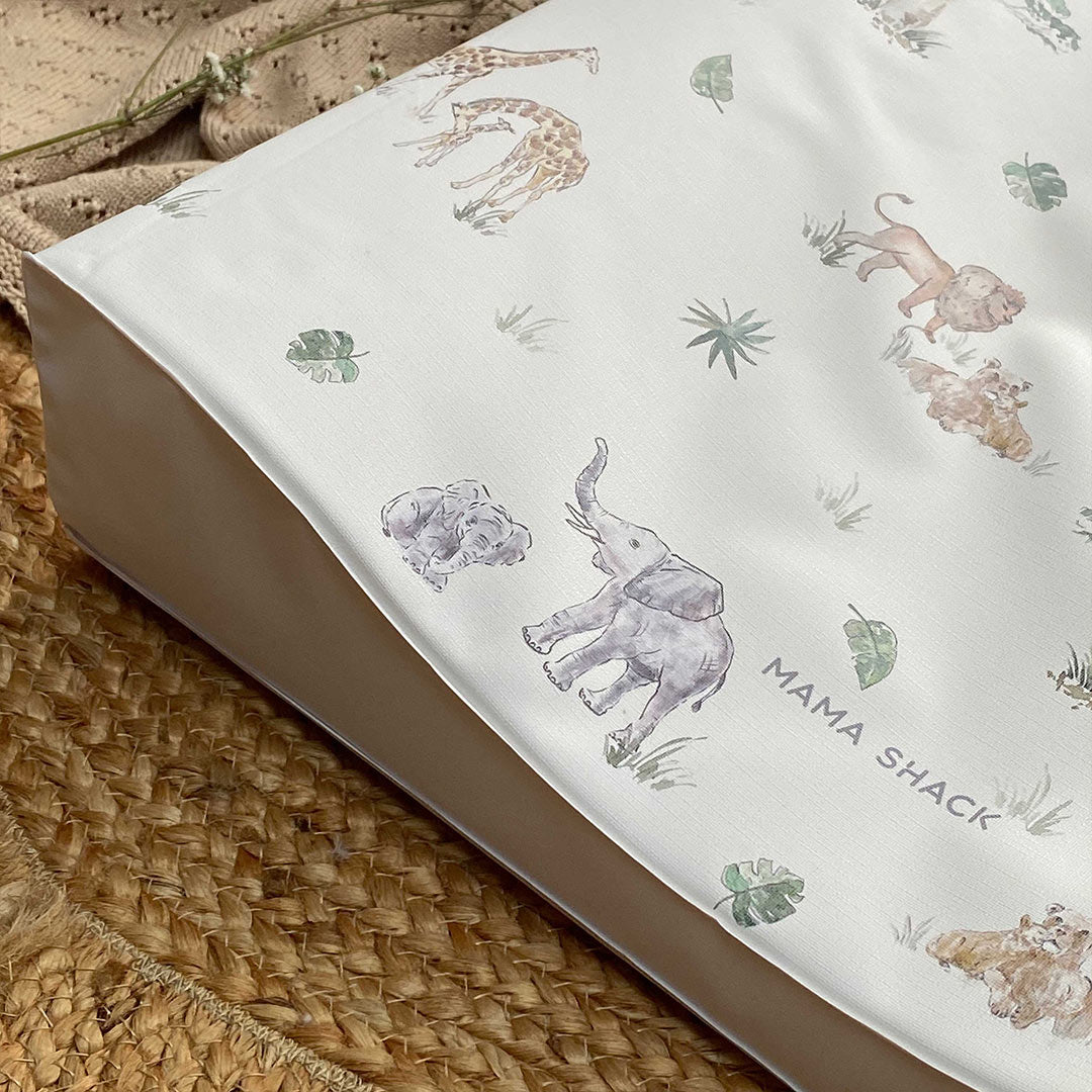 Mama Shack Anti Roll Changing Mat - Sweet Safari-Changing Mats-Sweet Safari- | Natural Baby Shower