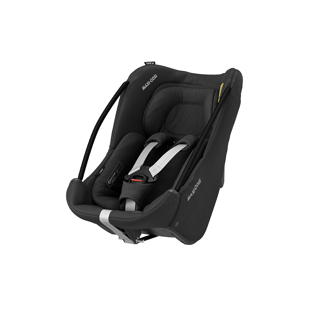 Maxi-Cosi Coral 360 i-Size Car Seat - Essential Black-Car Seats- | Natural Baby Shower