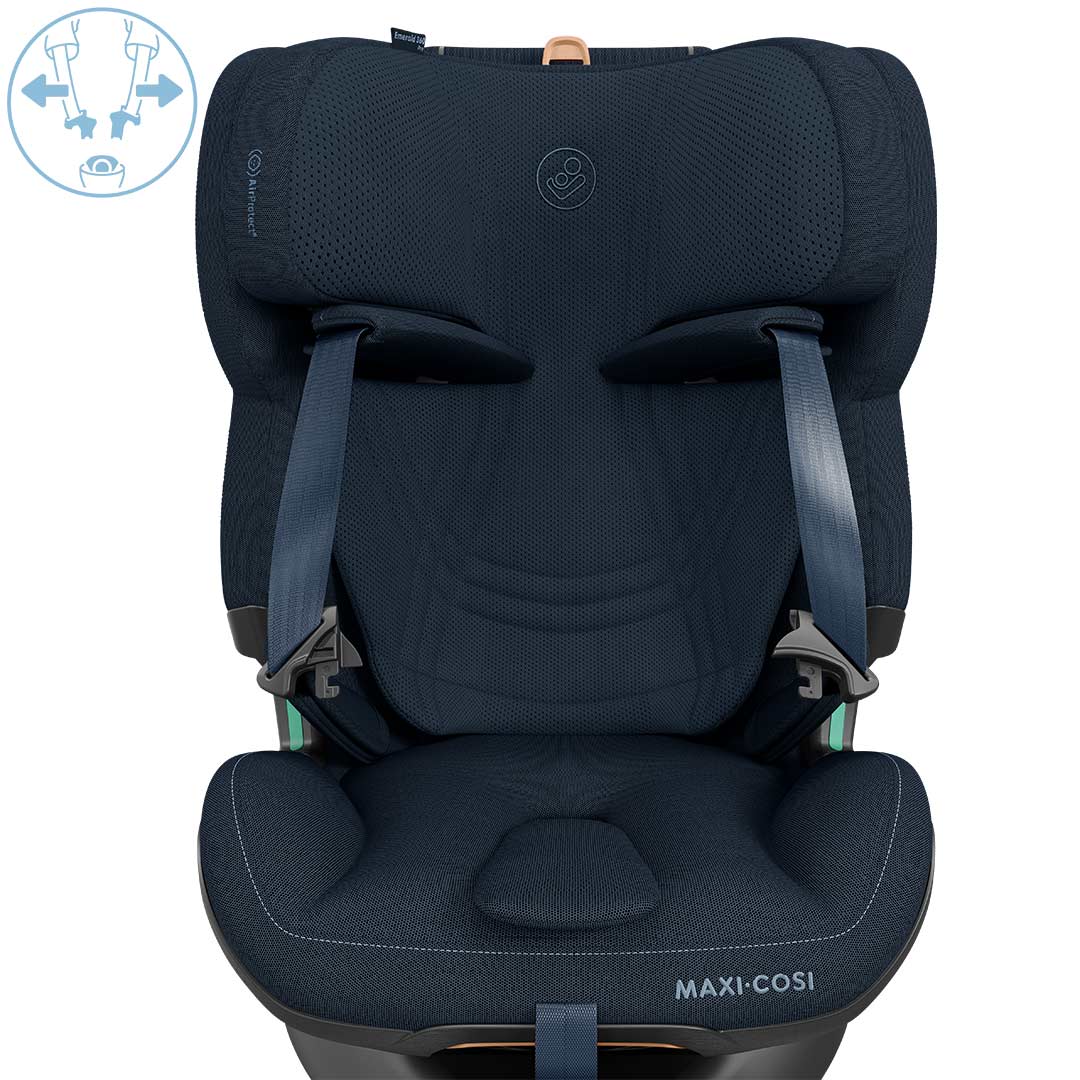 Maxi-Cosi Emerald 360 Pro Car Seat - Authentic Blue-Car Seats-Authentic Blue- | Natural Baby Shower