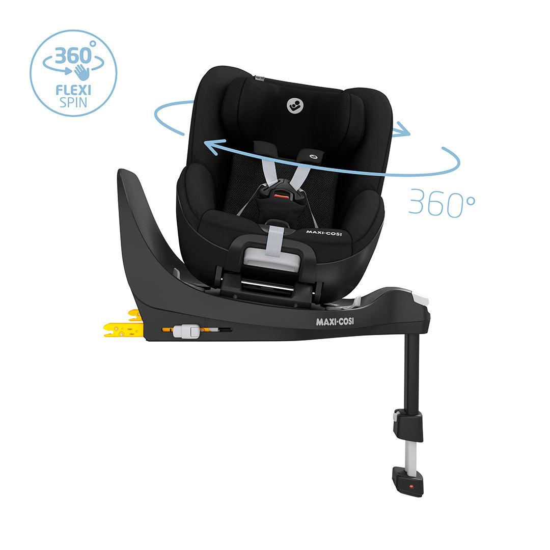 Maxi-Cosi Pearl 360 Car Seat - Authentic Black-Car Seats-Authentic Black- | Natural Baby Shower