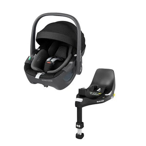 Maxi-Cosi Pebble 360 i-Size Car Seat - Essential Black-Car Seats-No Base- | Natural Baby Shower