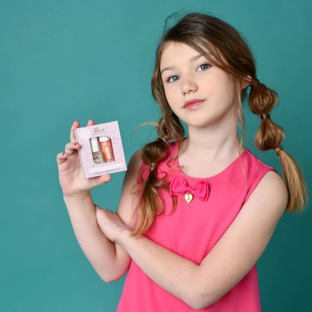 Набор Miss Nella Nella блеск для губ и лак для ногтей