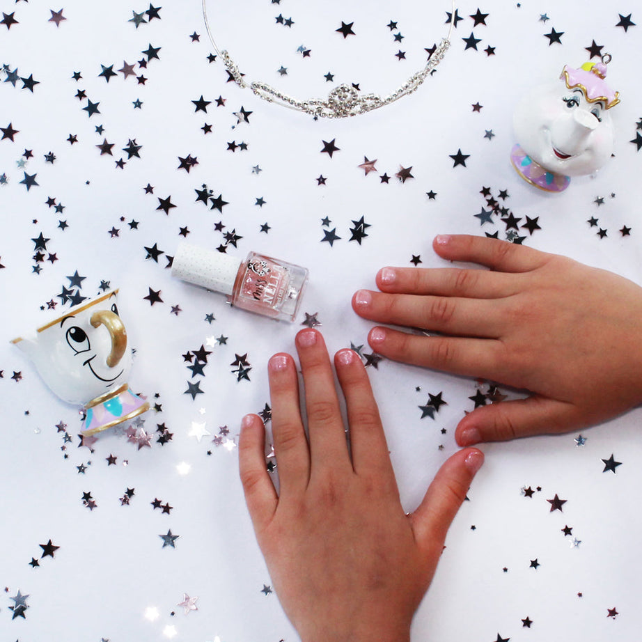 Miss Nella - Розовый блестящий съемный верхний слой лака для ногтей