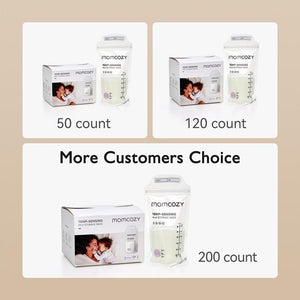 Momcozy Breastmilk Bag 50pcs-Breast Pump Accessories- | Natural Baby Shower