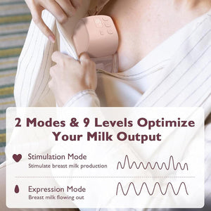 Momcozy S9 Pro Breast Pump - Pink-Breast Pumps-Pink- | Natural Baby Shower