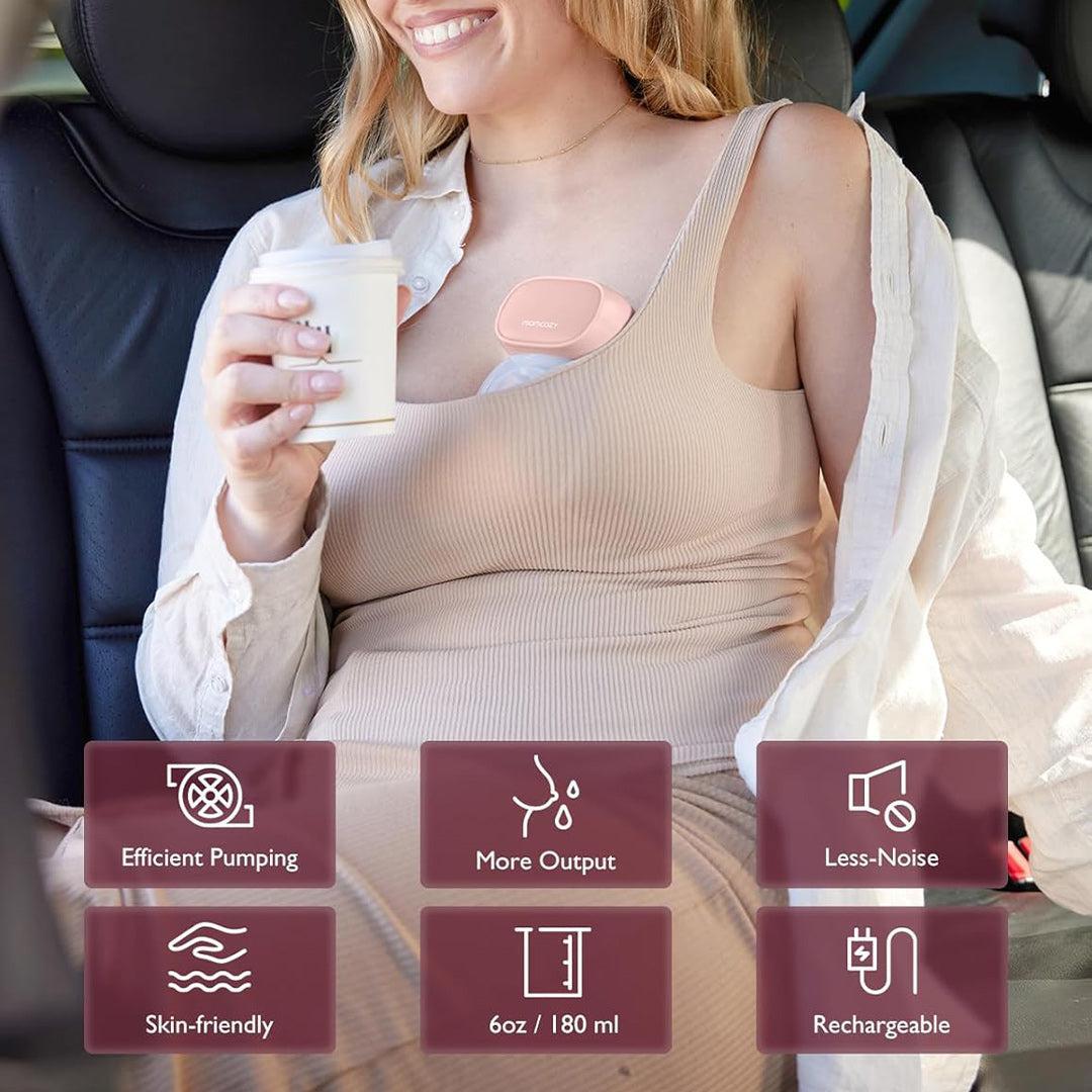 Momcozy S9 Pro Breast Pump - Pink-Breast Pumps-Pink- | Natural Baby Shower