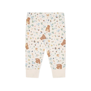 MORI Bear Print Pyjamas - Honey Bear Print-Pyjamas- | Natural Baby Shower
