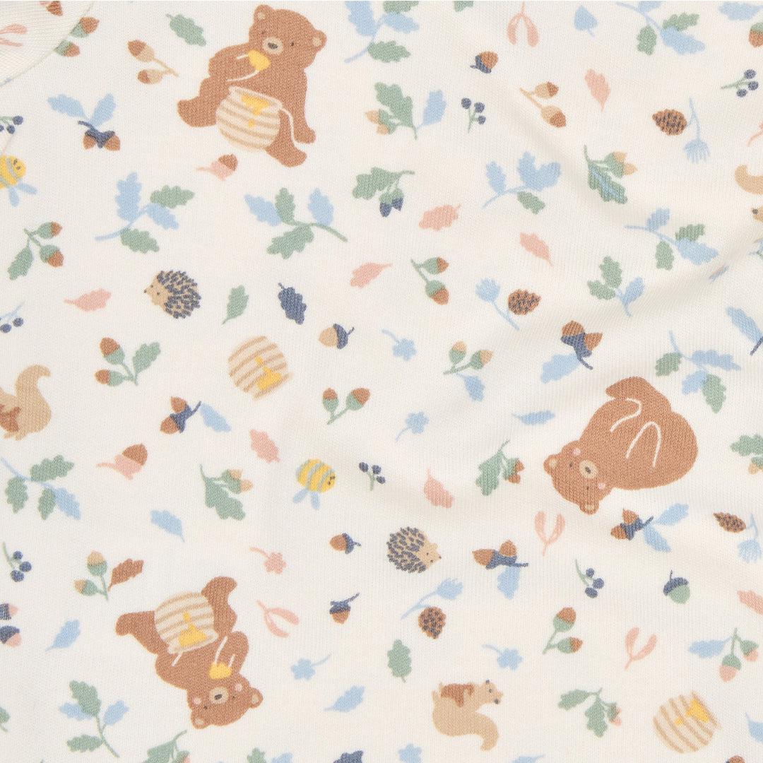 MORI Bear Print Pyjamas - Honey Bear Print-Pyjamas- | Natural Baby Shower