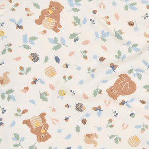 MORI Bear Print Pyjamas - Honey Bear Print-Pyjamas- | Natural Baby Shower