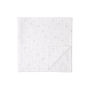 MORI Pre-Washed Large Muslin Swaddle - White-Muslin Wraps-White- | Natural Baby Shower