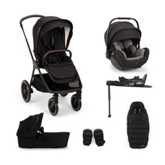 Nuna TRIV lx + ARRA Flex Travel System - Caviar-Travel Systems-Caviar- | Natural Baby Shower