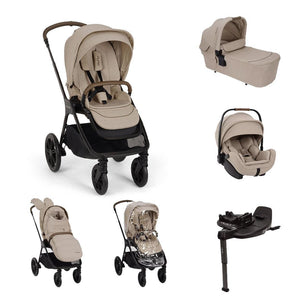 Nuna TRIV LX + ARRA FLEX & BASE CURV Travel System - Cosmopolitan-Travel Systems-Cosmopolitan- | Natural Baby Shower