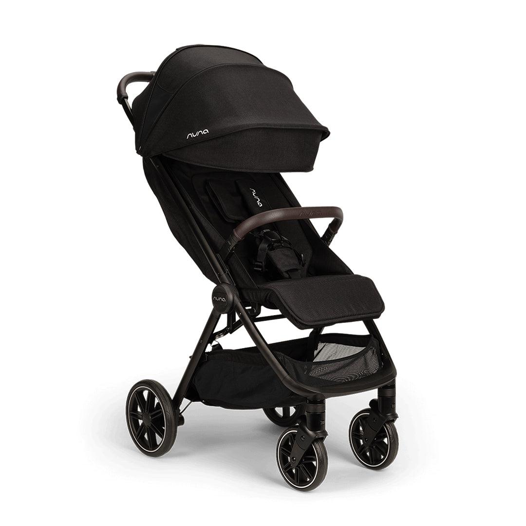 Nuna TRVL LX Compact Stroller - Caviar-Strollers-Caviar- | Natural Baby Shower