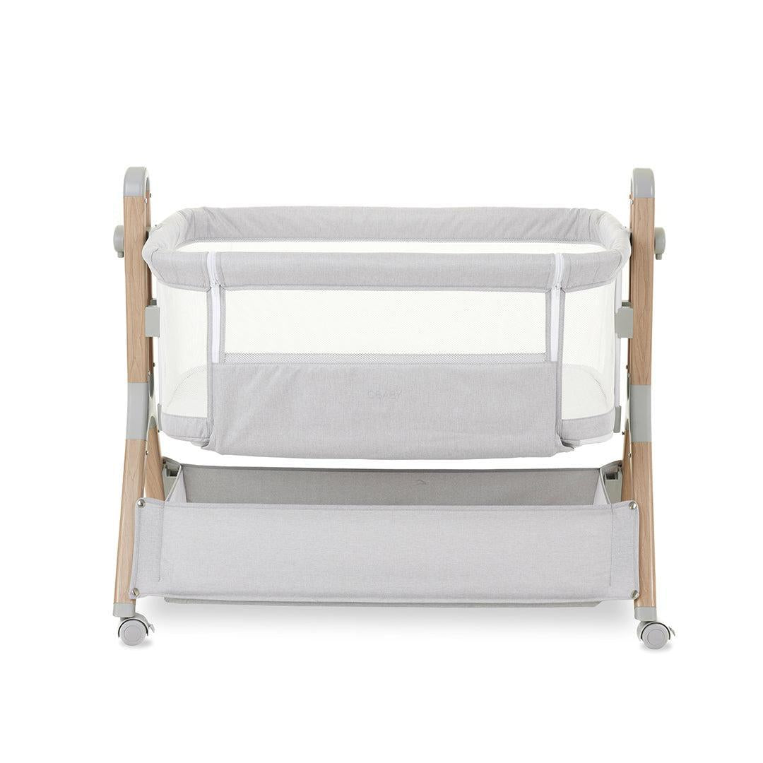 Obaby Cloud Bedside Crib - Grey-Bedside Cribs-Grey-Crib | Natural Baby Shower