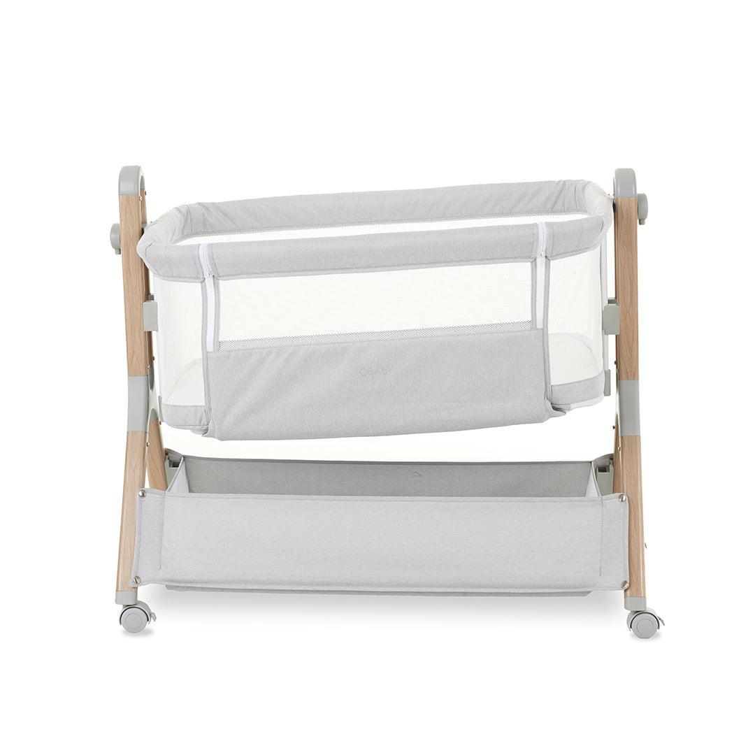 Obaby Cloud Bedside Crib - Grey-Bedside Cribs-Grey-Crib | Natural Baby Shower